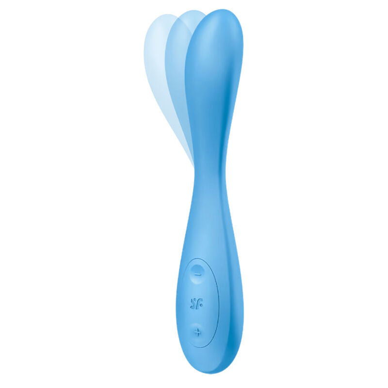 SATISFYER - G-SPOT FLEX 4+ MULTI VIBRATORE CON APP BLU