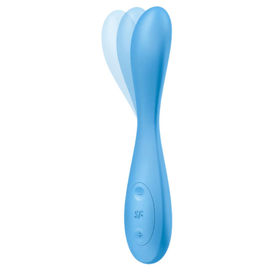 SATISFYER - G-SPOT FLEX 4+ MULTI VIBRATORE CON APP BLU