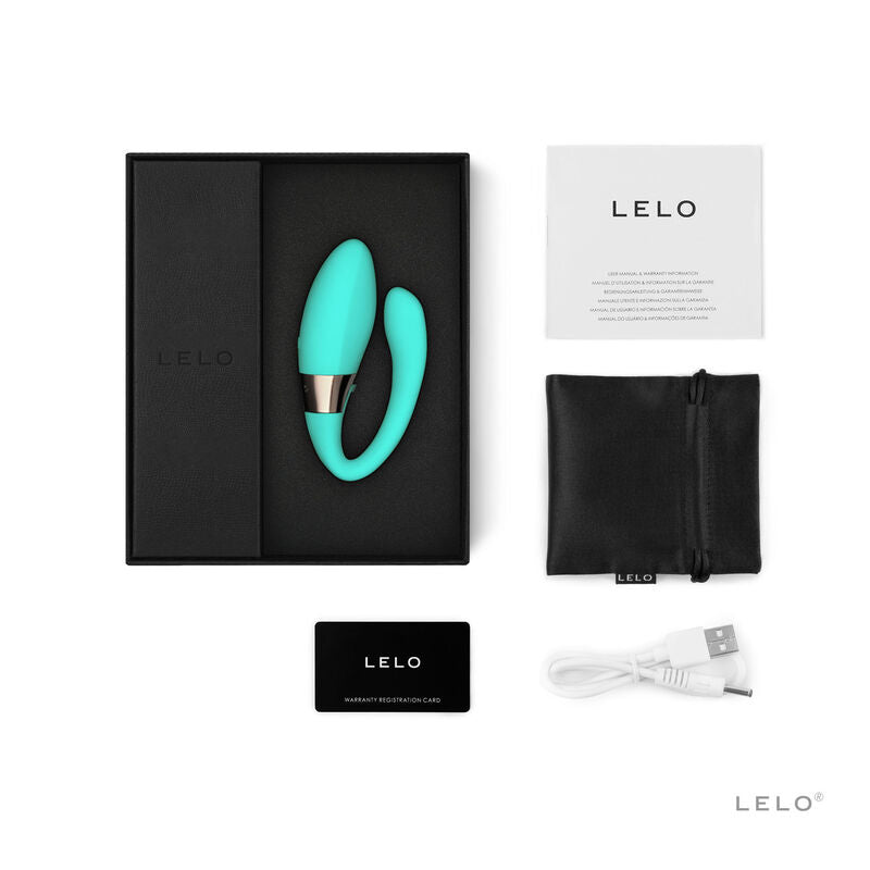 LELO - TIANI HARMONY  MASSAGGIATORE DI COPPIA CON APP VERDE ACQUA