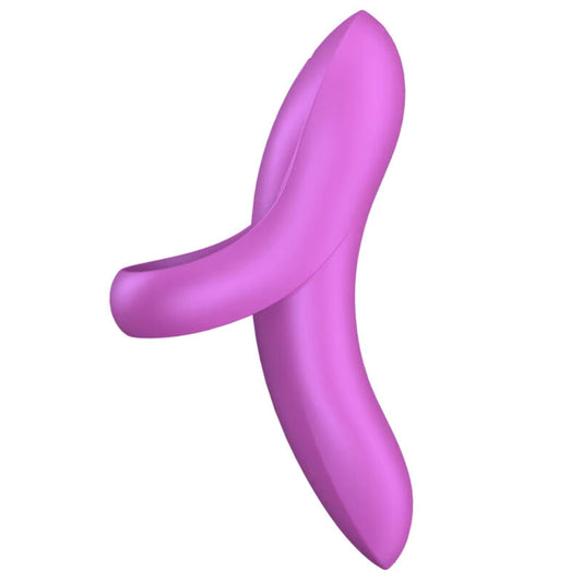 SATISFYER - BOLD LOVER DEDAL DITALE VIBRATORE LILLA