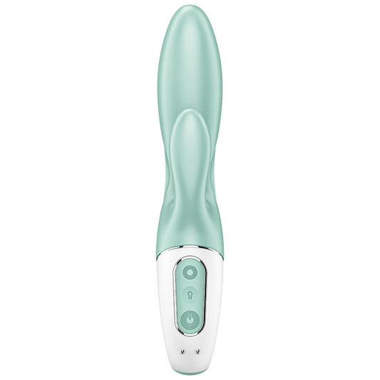 SATISFYER - AIR PUMP BUNNY 5 VIBRATORE GONFIABILE RABBIT VERDE