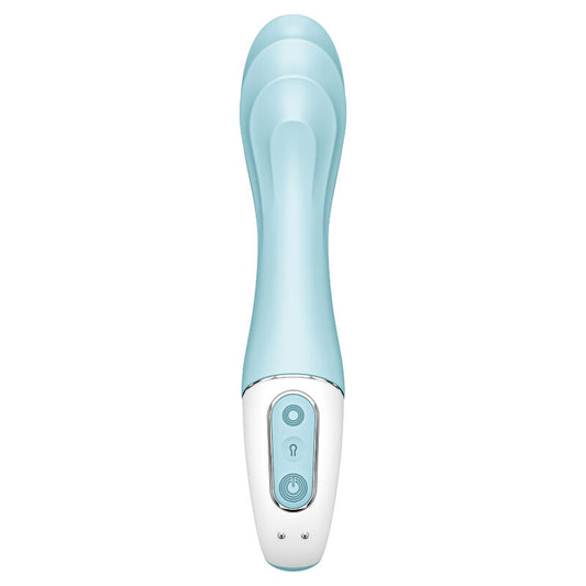 SATISFYER - AIR PUMP VIBRATOR 5+ VIBRATORE  GONFIABILE PUNTO G  CON APP BLU
