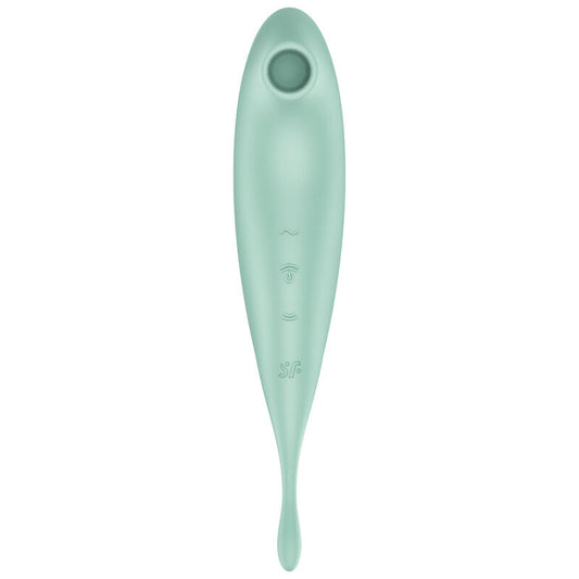SATISFYER - TWIRLING PRO STIMOLATORE E VIBRATORE CON APP VERDE