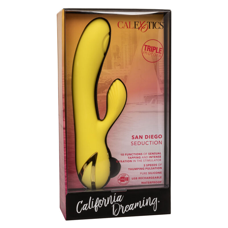 VIBRATORE CON STIMOLATORE CALIFORNIA DREAMING SAN DIEGO SEDUCTION