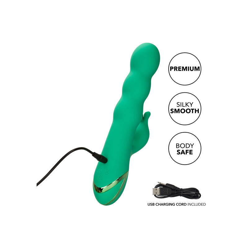 VIBRATORE CON STIMOLATORE CALIFORNIA DREAMING SONOMA VERDE