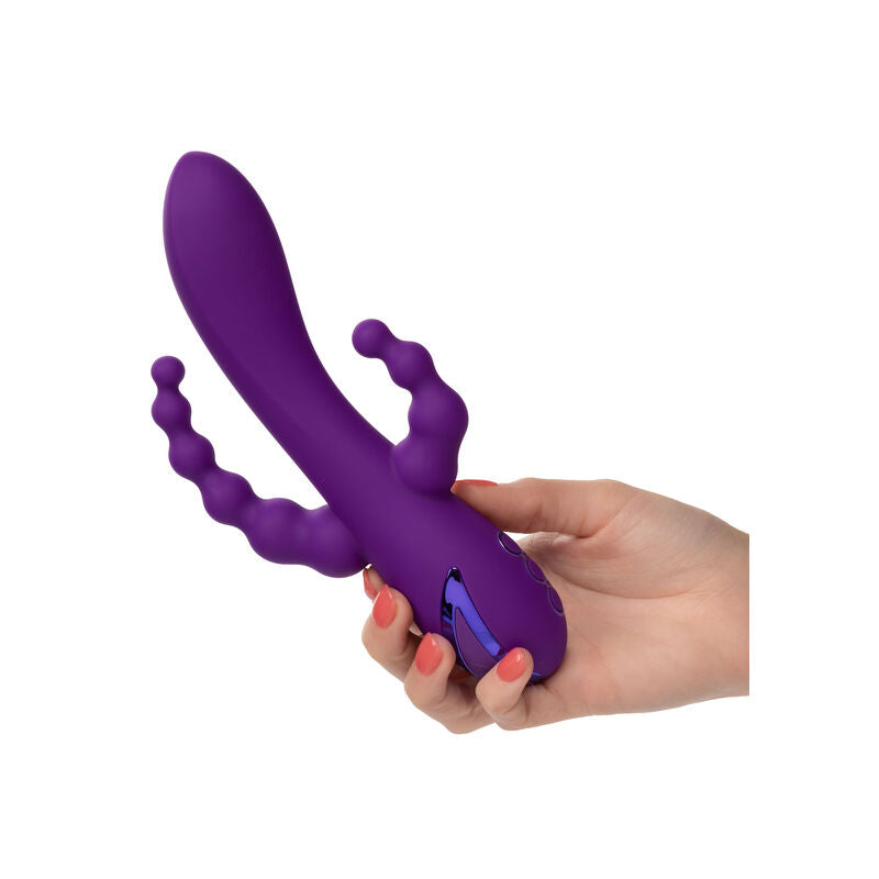 CALEXOTICS - CALIFORNIA DREAMING LONG BEACH BOOTYLICIOUS VIBRATORE E MASSAGGIATORE VIOLA