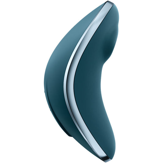 SATISFYER - VULVA LOVER 1 STIMOLATORE E VIBRATORE  AZZURRO