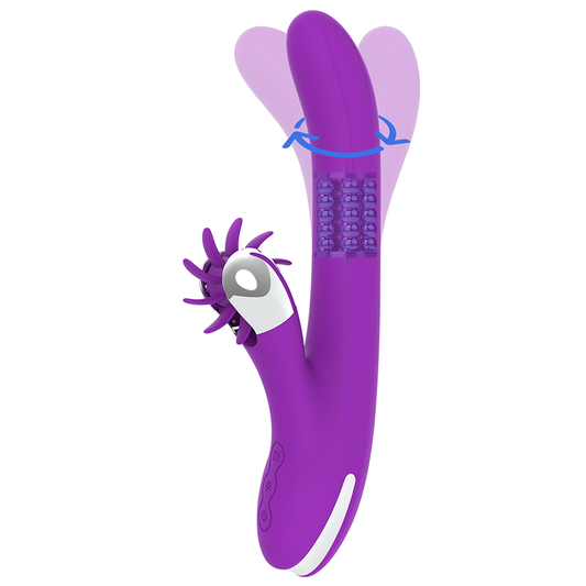 FUN FUNCTION - BUNNY FUNNY VIBRATORE CON ROTAZIONE RABBIT  2.0