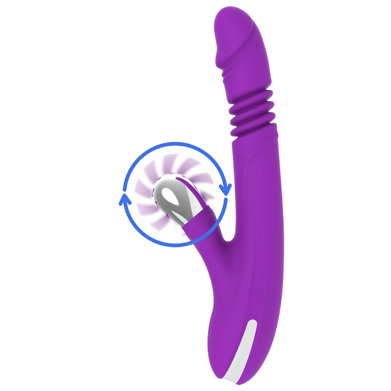 FUN FUNCTION - BUNNY FUNNY UP & DOWN VIBRATORE RABBIT CON FUNZIONE DI SPINTA 2.0