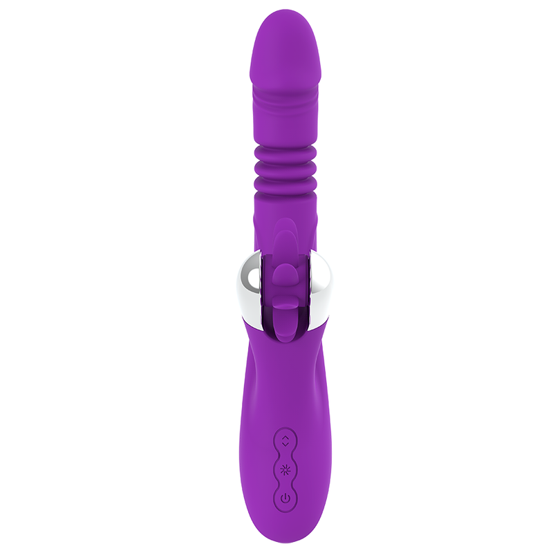 FUN FUNCTION - BUNNY FUNNY UP & DOWN VIBRATORE RABBIT CON FUNZIONE DI SPINTA 2