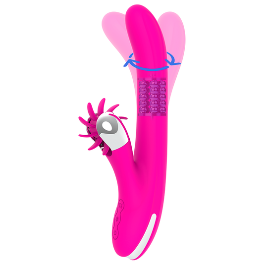 DIVERSIA - BUNNY VIBRATORE ROTATORE 24 CM
