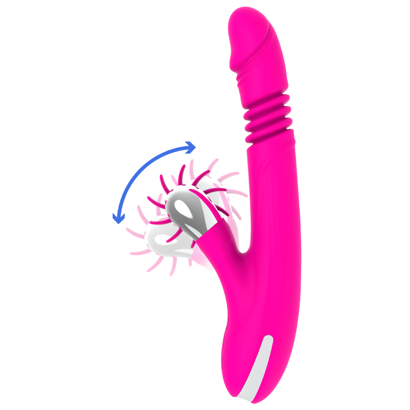 DIVERSIA - BUNNY VIBRATORE CON SPINTA SU E GIU' 24 CM