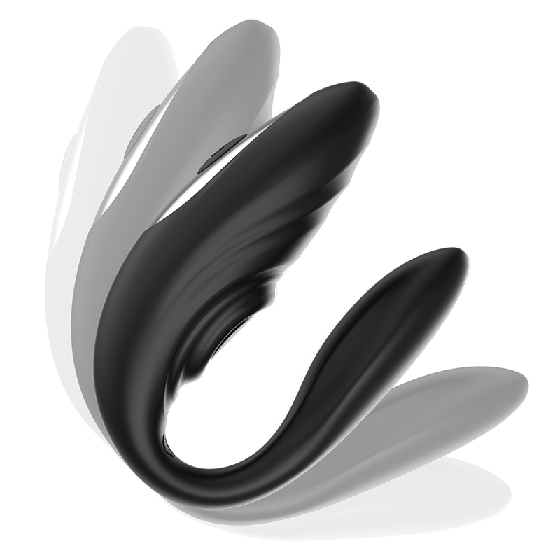 BRILLY GLAM - MASSAGGIATORE DI COPPIA  PULSANTE E VIBRANTE CON TELECOMANDO