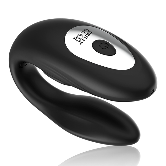 BRILLY GLAM -  MASSAGGIATORE DI COPPIA  PULSANTE E VIBRANTE CON TELECOMANDO 