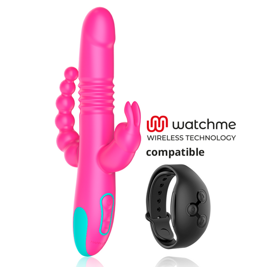 HAPPY LOKY - DONALD TRIPLA STIMOLAZIONE: ANALE, PUNTO G E CLITORIDEA. COMPATIBILE CON LA TECNOLOGIA WIRELESS WATCHME.