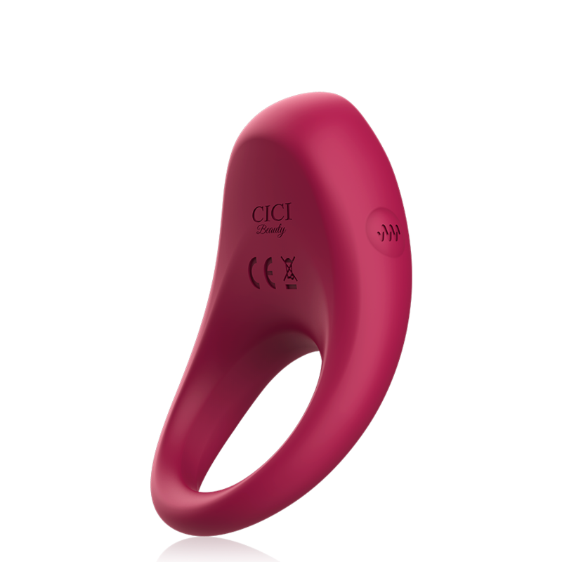 ANELLO VIBRANTE IN SILICONE MEDICALE, RICARICABILE USB, 7 MODALITÀ DI VIBRAZIONE