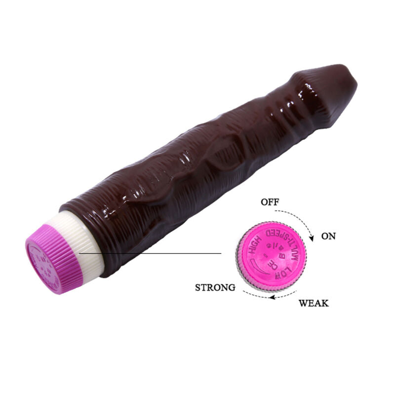 BAILE - WAVES OF PLEASURE  VIBRATORE  23 CM MULATTO
