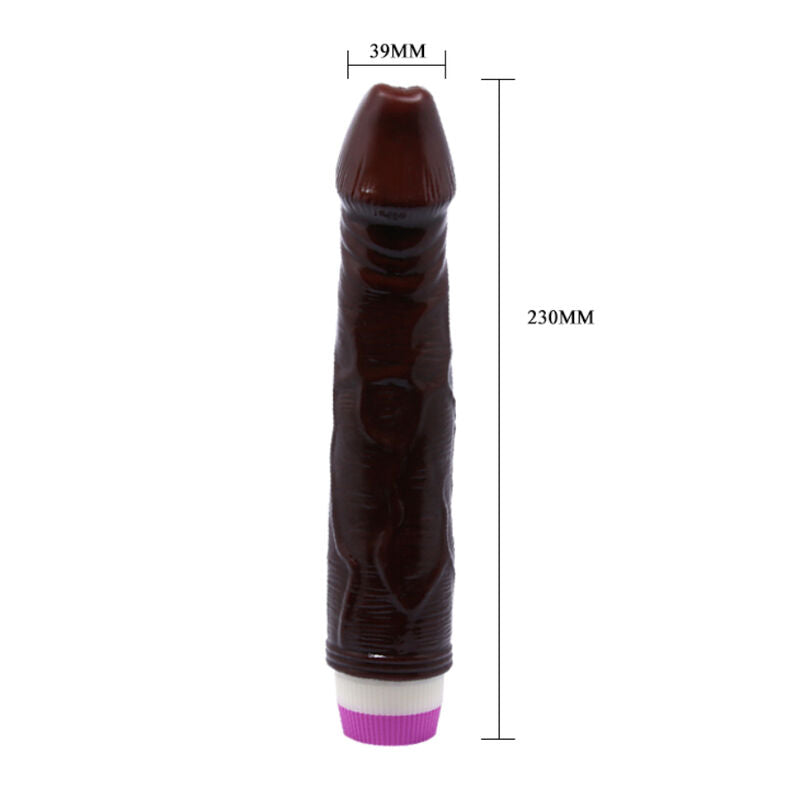 BAILE - WAVES OF PLEASURE  VIBRATORE  23 CM MULATTO