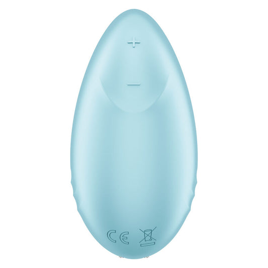 SATISFYER - TIP LAY-ON VIBRATORE STIMOLATORE CLITORIDE TROPICAL  BLU