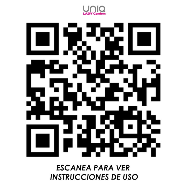 UNIQ LADY CONDOM LATEX FREE -  PRESERVATIVI FEMMINILI SENZA LATTICE CON GIARRETTIERA 3 UNITÀ