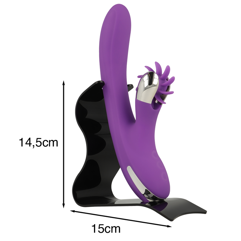 DREAMLOVE - ESPOSITORE PER SEX TOYS  IN ACRILICO NERO GRANDE 15,0 x 14,5 CM