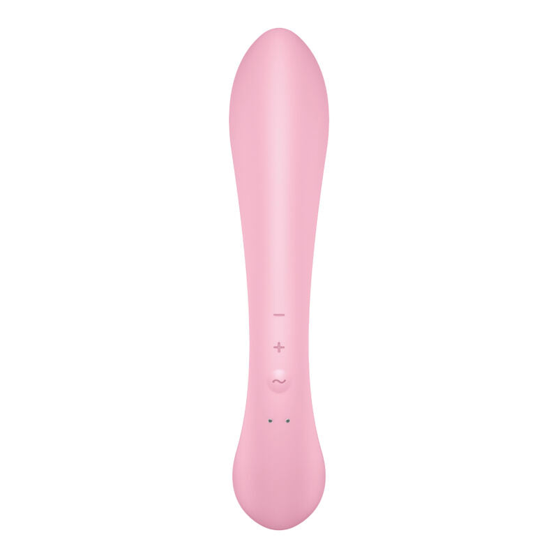 SATISFYER - TRIPLE OH MULTI VIBRATORE AZZURRO