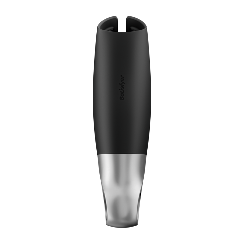 SATISFYER - POWER MASTURBATOR  MASTURBATORE DA UOMO CON APP NERO