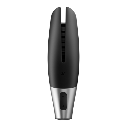 SATISFYER - POWER MASTURBATOR  MASTURBATORE DA UOMO CON APP NERO