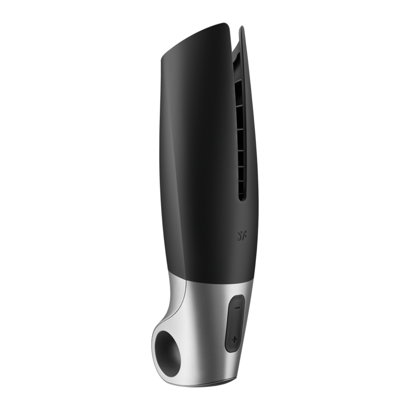 SATISFYER - POWER MASTURBATOR  MASTURBATORE DA UOMO CON APP NERO