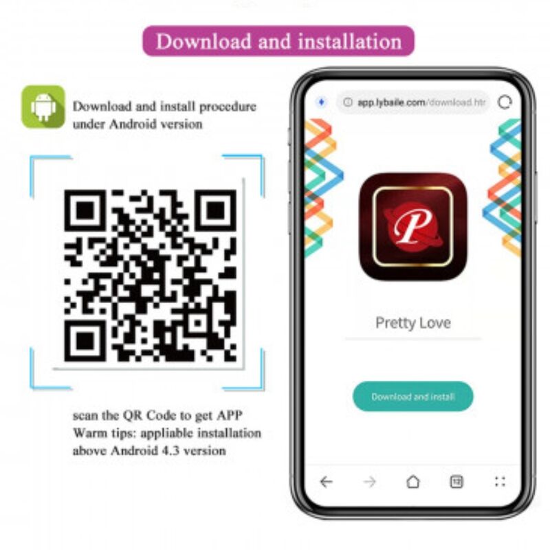 PRETTY LOVE - CATALINA VIBRATORE INDOSSABILE CON APP LONG DISTANCE LILLA