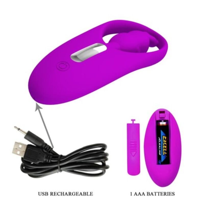PRETTY LOVE - VIBRATORE DA MUTANDINA WILD RABBIT CON TELECOMANDO LILLA
