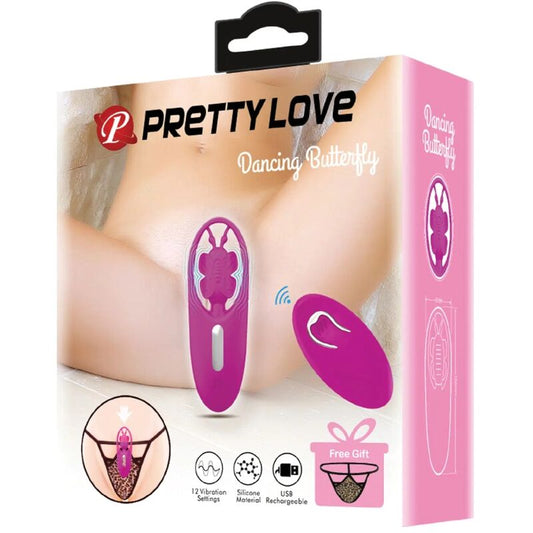 PRETTY LOVE - DANCING BUTTERFLY STIMOLATORE 
DA MUTANDINA   CON TELECOMANDO LILLA