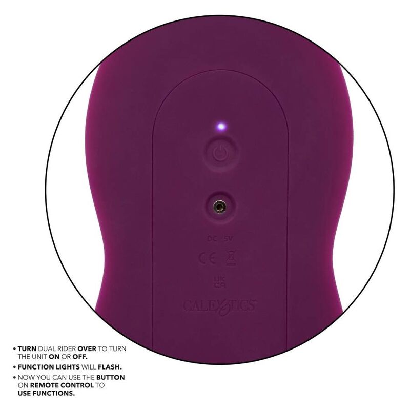 CALEXOTICS - DUAL RIDER MASSAGGIATORE CON TELECOMANDO