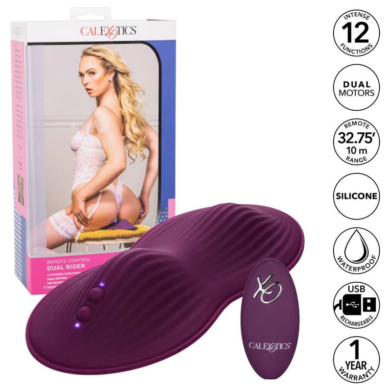 CALEXOTICS - DUAL RIDER MASSAGGIATORE CON TELECOMANDO