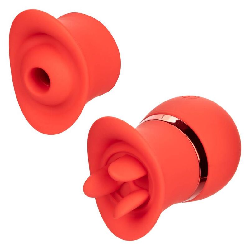 STIMOLATORE CLITORIDE CON ASPIRAZIONE E VIBRAZIONE FRENCH KISS