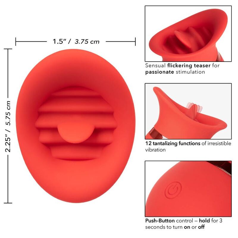 CALEXOTICS - FRENCH KISS MASSAGGIATORE 12 FUNZIONI 