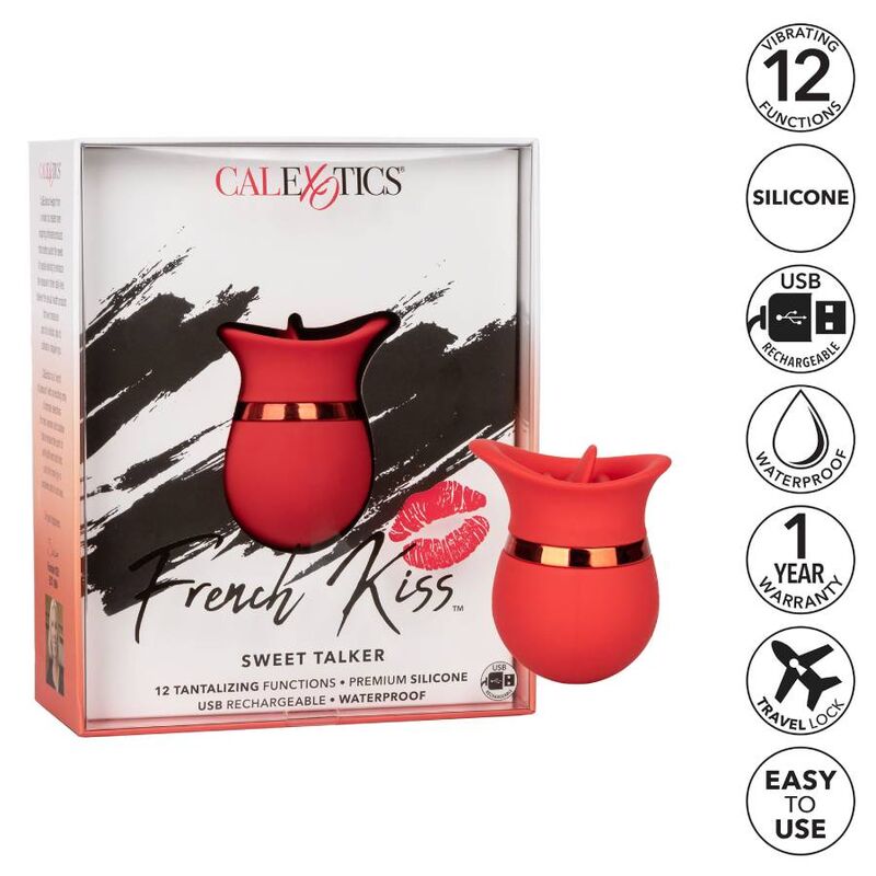 CALEXOTICS - FRENCH KISS MASSAGGIATORE 12 FUNZIONI