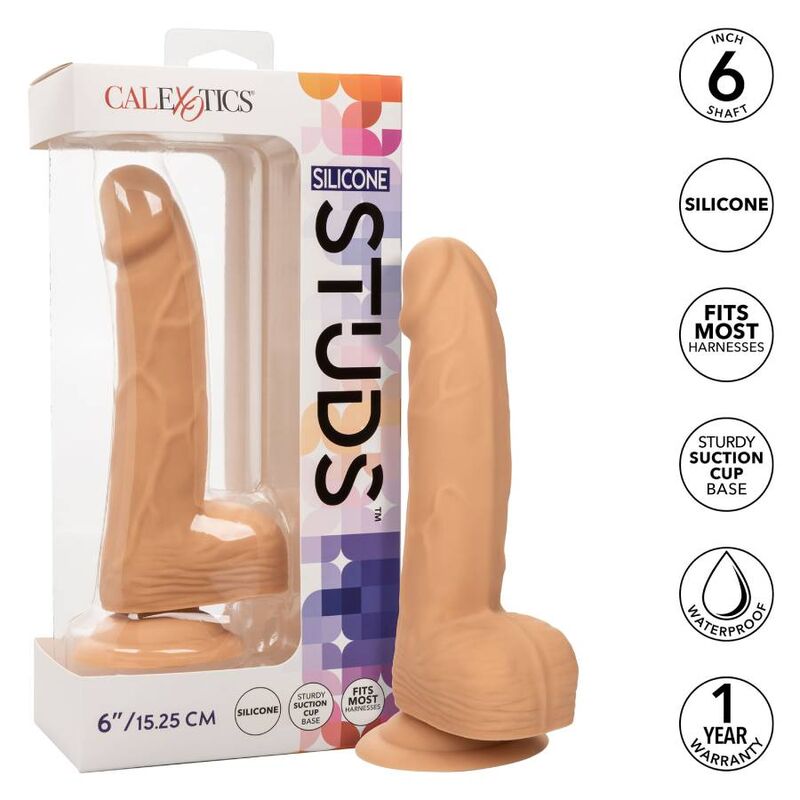 DILDO REALISTICO IN SILICONE 15,24 CM NUDE