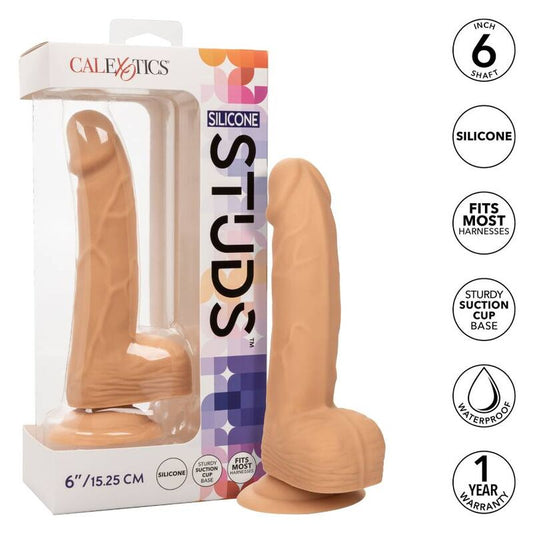 CALEXOTICS - BORCHIE IN SILICONE 15,24 CM PELLE