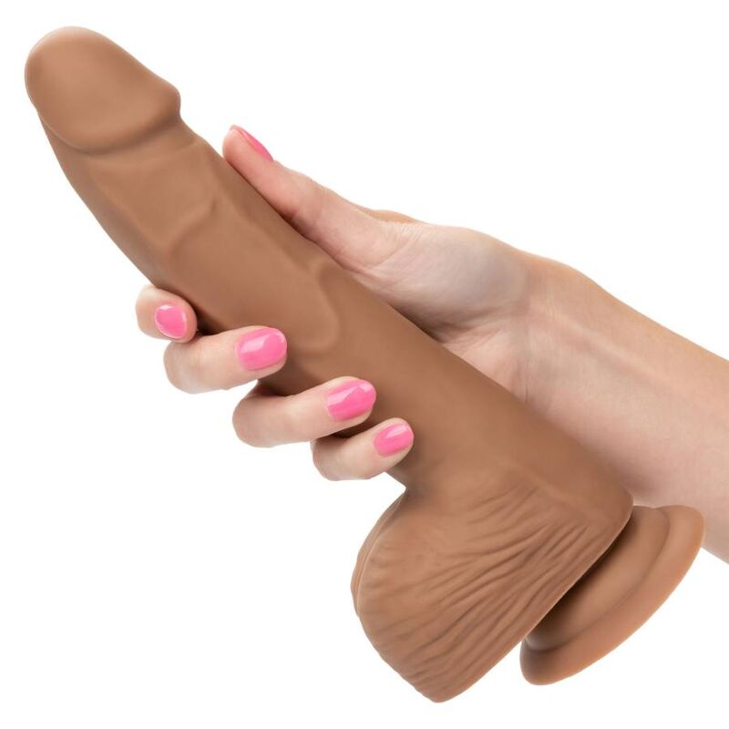 CALEXOTICS - DILDO IN SILICONE 20,32 CM BROWN