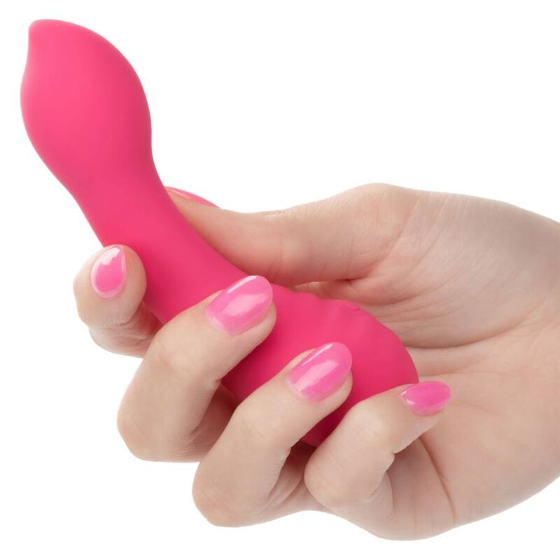 MINI VIBRATORE RICARICABILE ROSA, DESIGN FLESSIBILE, 10 MODALITÀ DI VIBRAZIONE