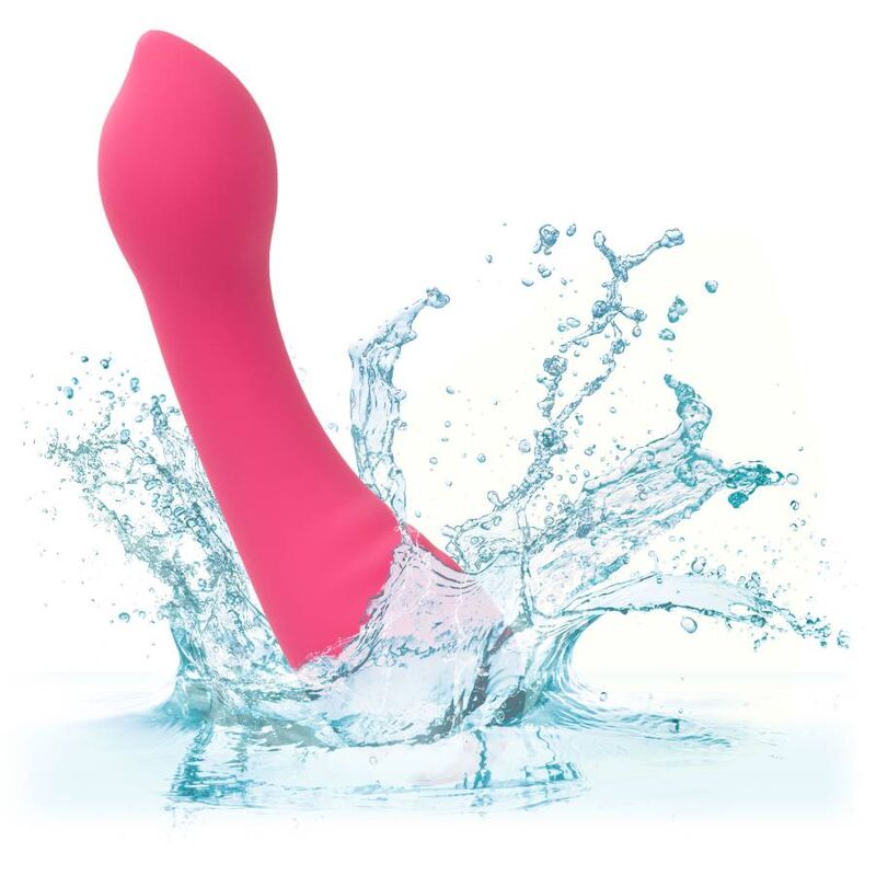 MINI VIBRATORE RICARICABILE ROSA, DESIGN FLESSIBILE, 10 MODALITÀ DI VIBRAZIONE