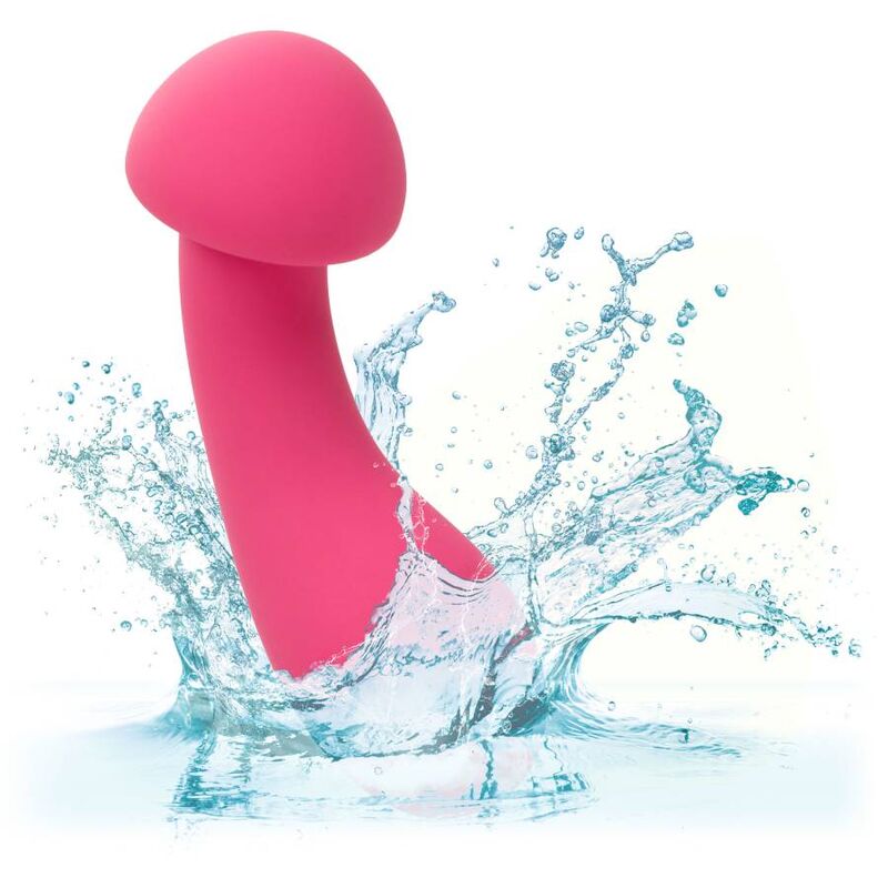MINI VIBRATORE RICARICABILE ROSA, PUNTA FLESSIBILE, 10 MODALITÀ VIBRAZIONE