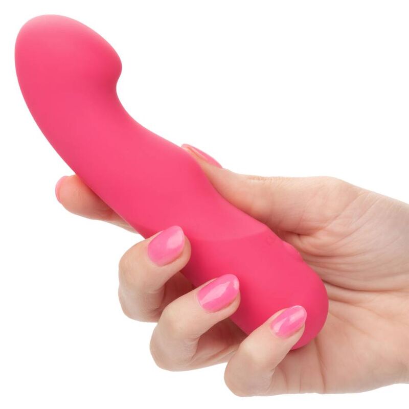 MINI VIBRATORE RICARICABILE CURVY, SILICONE LIQUIDO, 10 MODALITÀ VIBRAZIONE