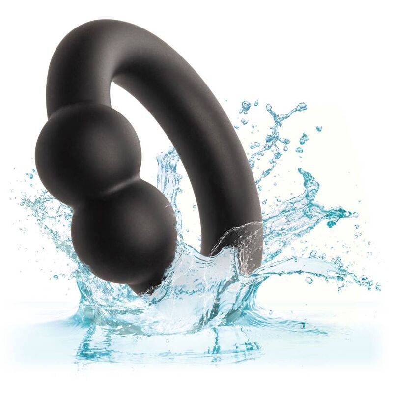 ANELLO PENE IN SILICONE "ALPHA MUSCLE" NERO - CALEXOTICS