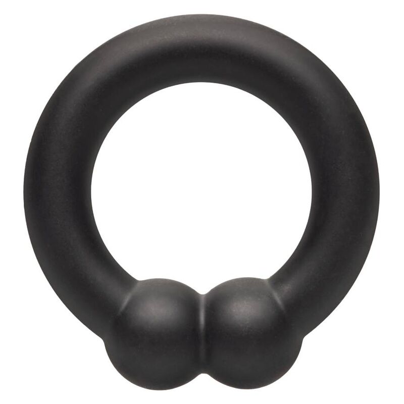 ANELLO PENE IN SILICONE "ALPHA MUSCLE" NERO - CALEXOTICS