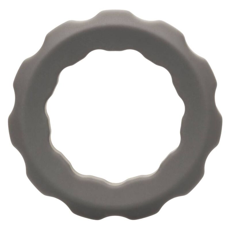ANELLO PENE IN SILICONE "ALPHA ERECT" GRIGIO - CALEXOTICS