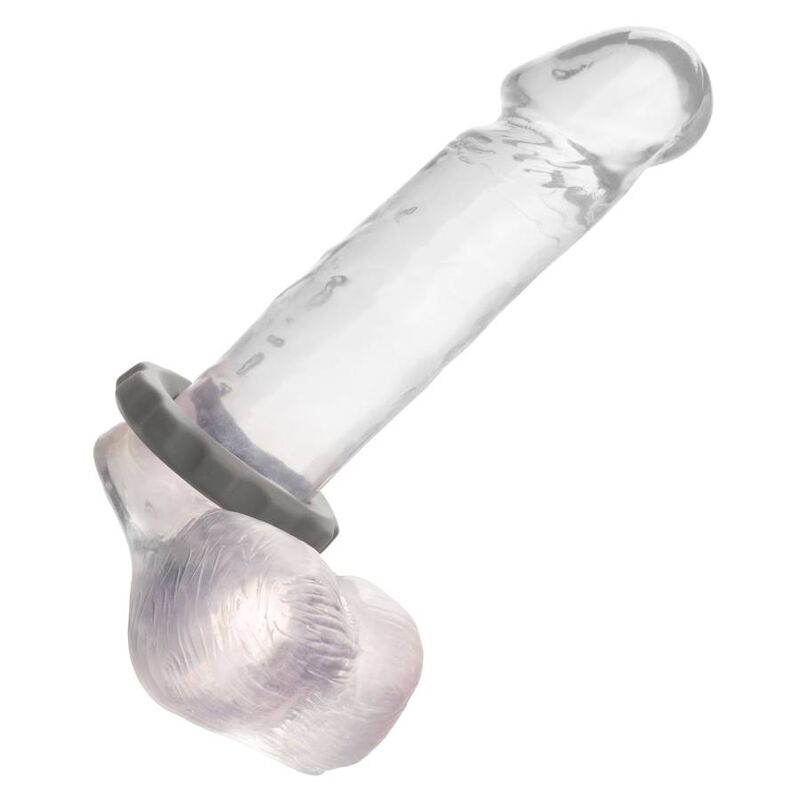 ANELLO PENE IN SILICONE "ALPHA ERECT" GRIGIO - CALEXOTICS