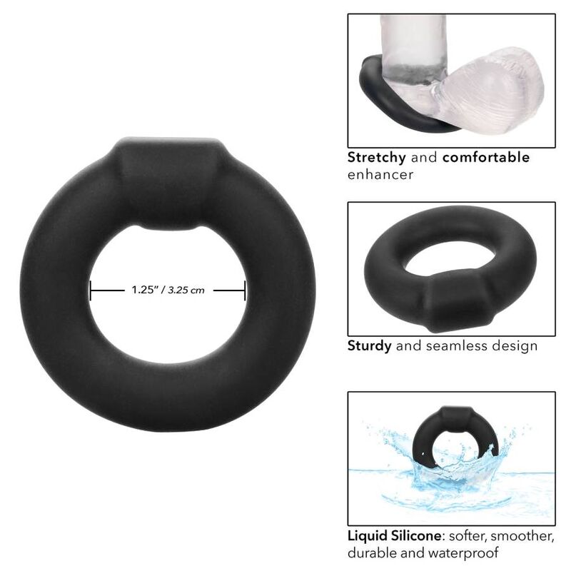 CALEXOTICS - ALPHA OPTIMUM ANELLO PENE NERO
