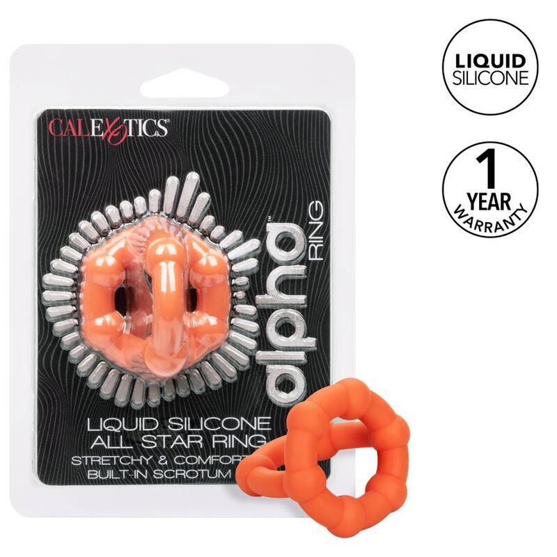 CALEXOTICS - ALPHA ALL STAR ANELLO PENE ARANCIONE
